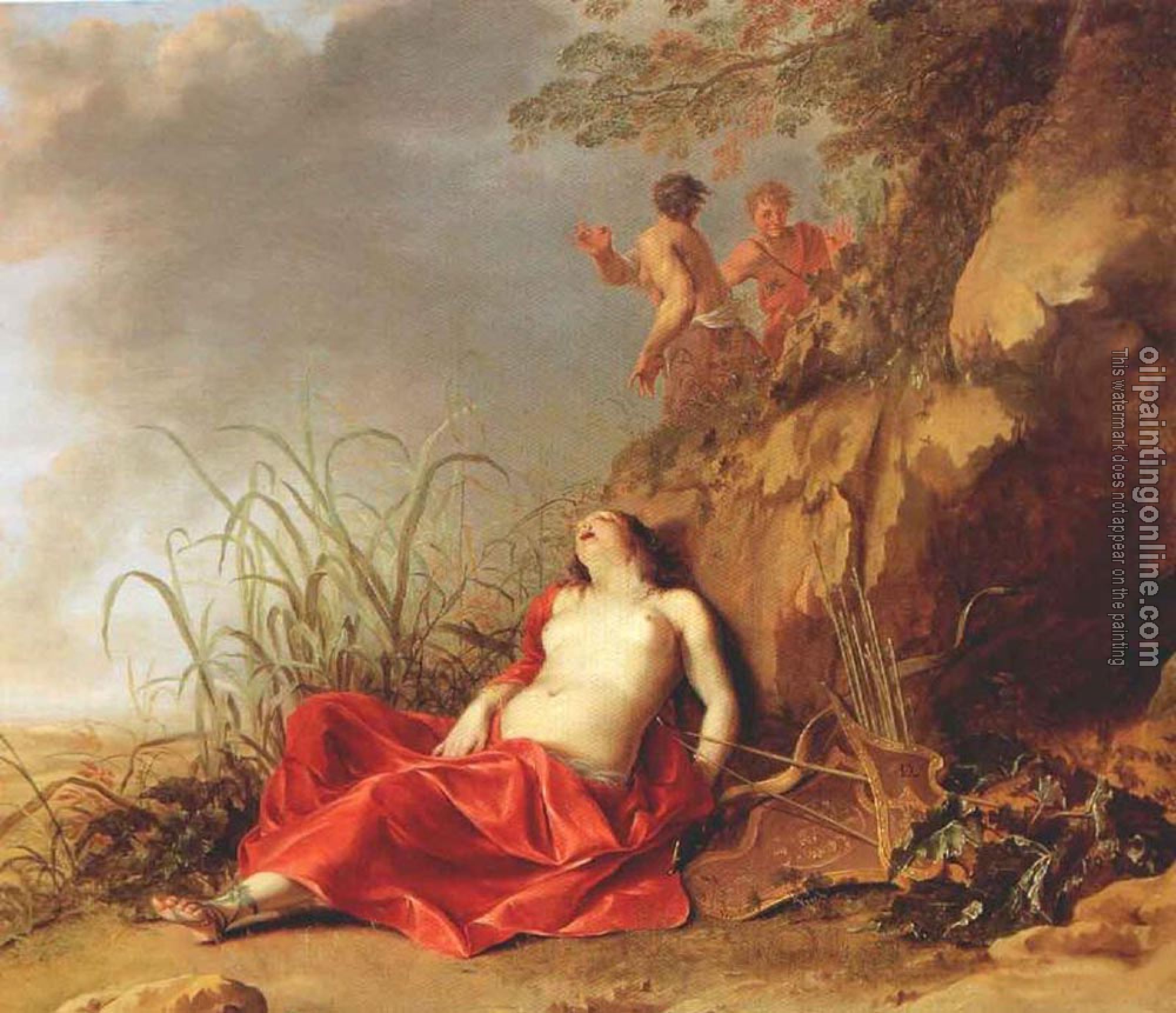 Johann Liss - Sleeping Nymph